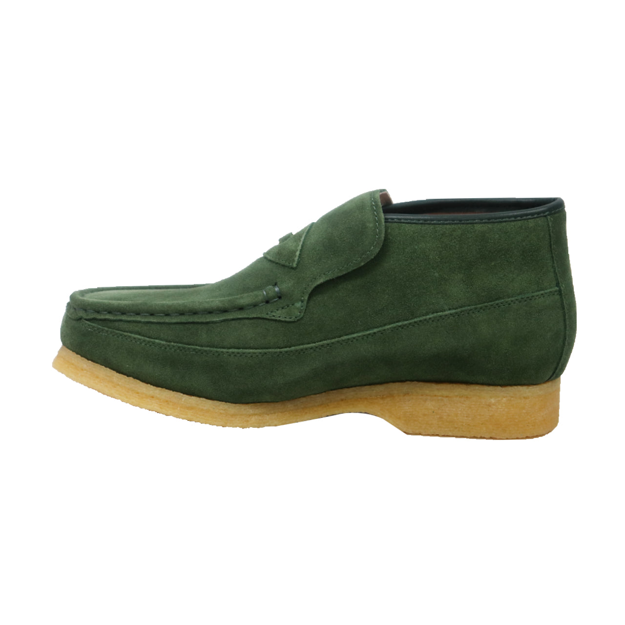 トップス AUBERGE BIBURY british green 44 BWB Suede Slip on - Stylish, Comfortable, and Durable