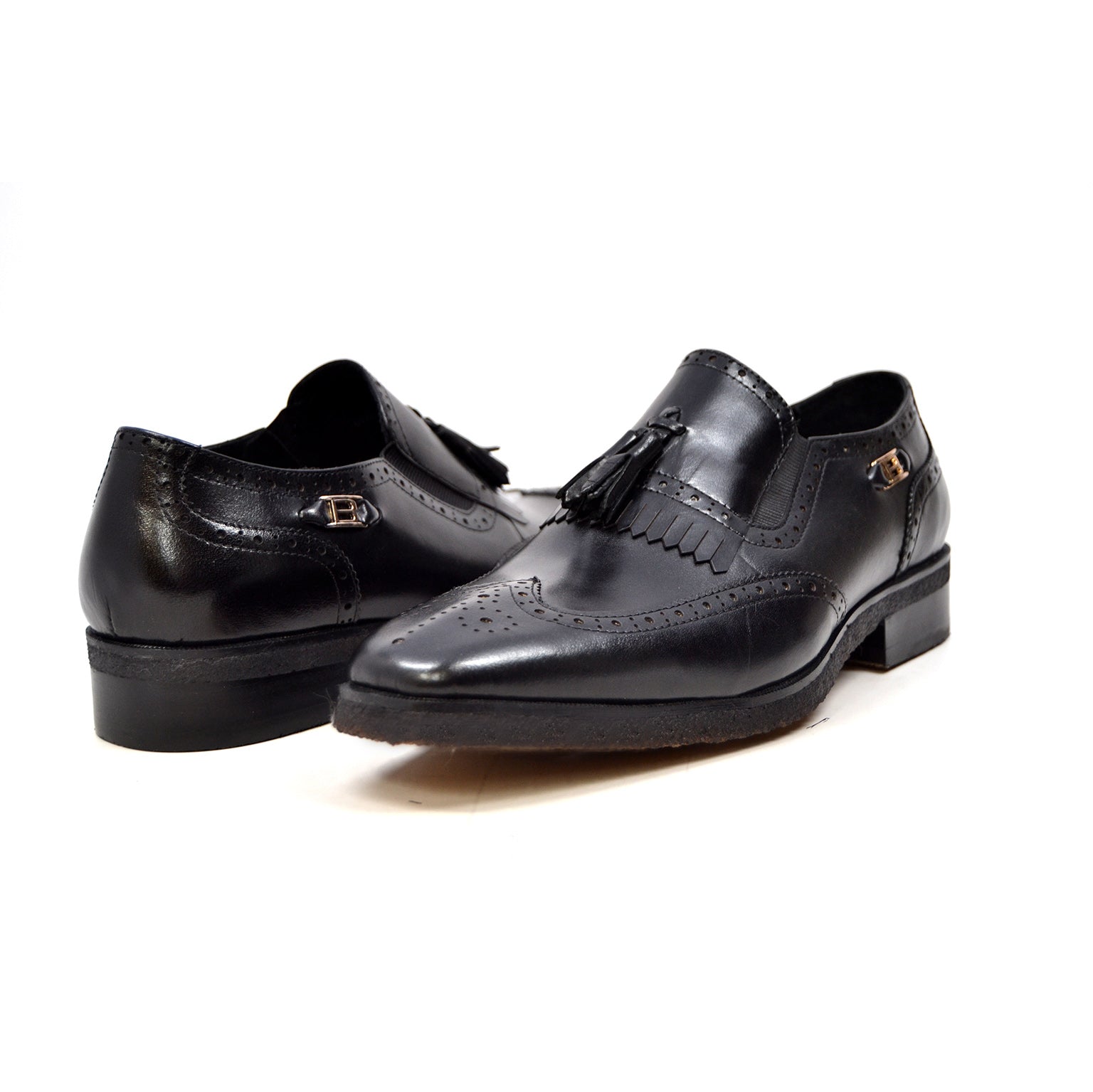 Rick Mens Dress Shoes by British Collection: Versatile and Trendy Formal Footwear 13 / Navy