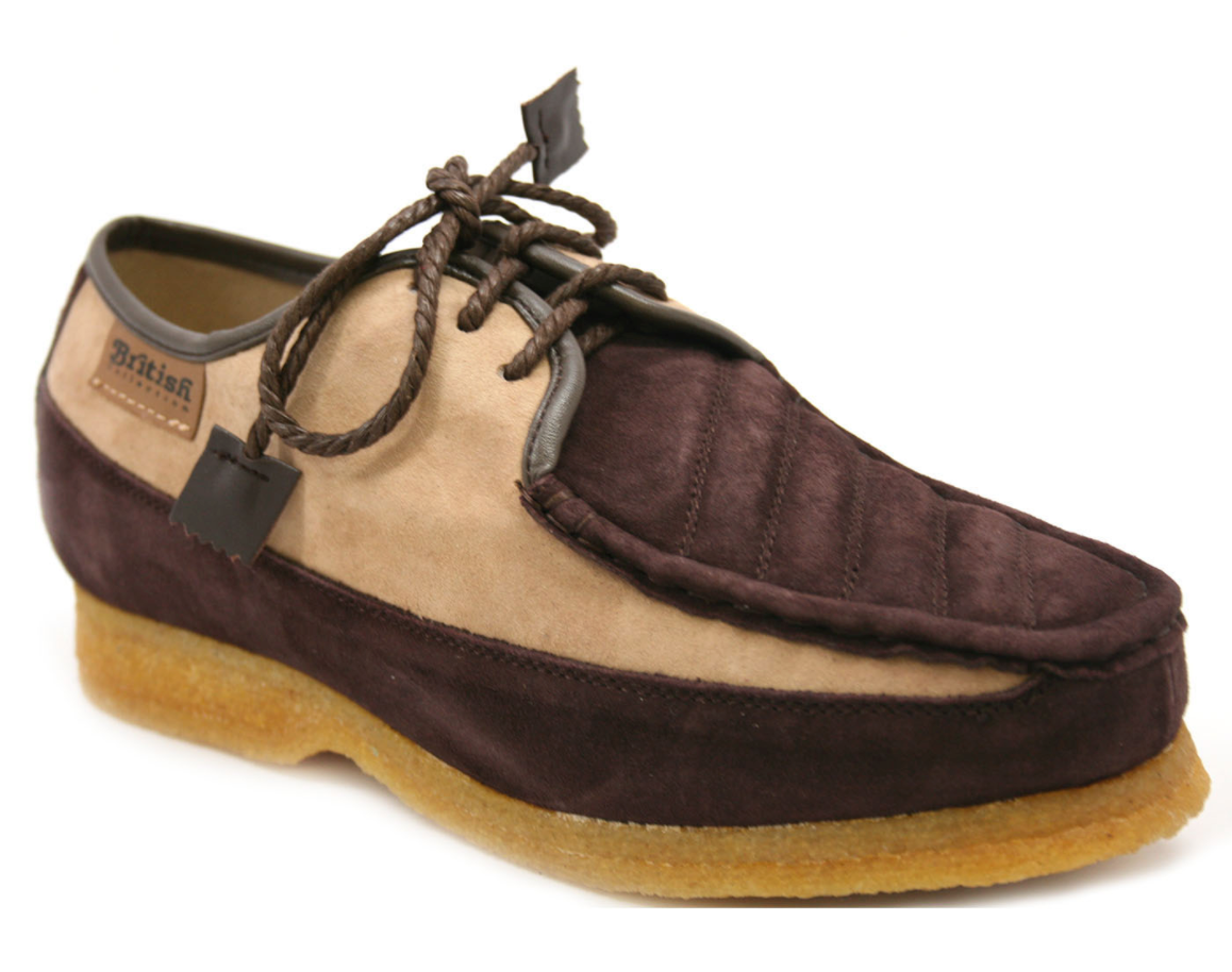 【U LAN】Vintage suede walker Crown Suede Lace-Up Shoe by The British Collection: Timeless