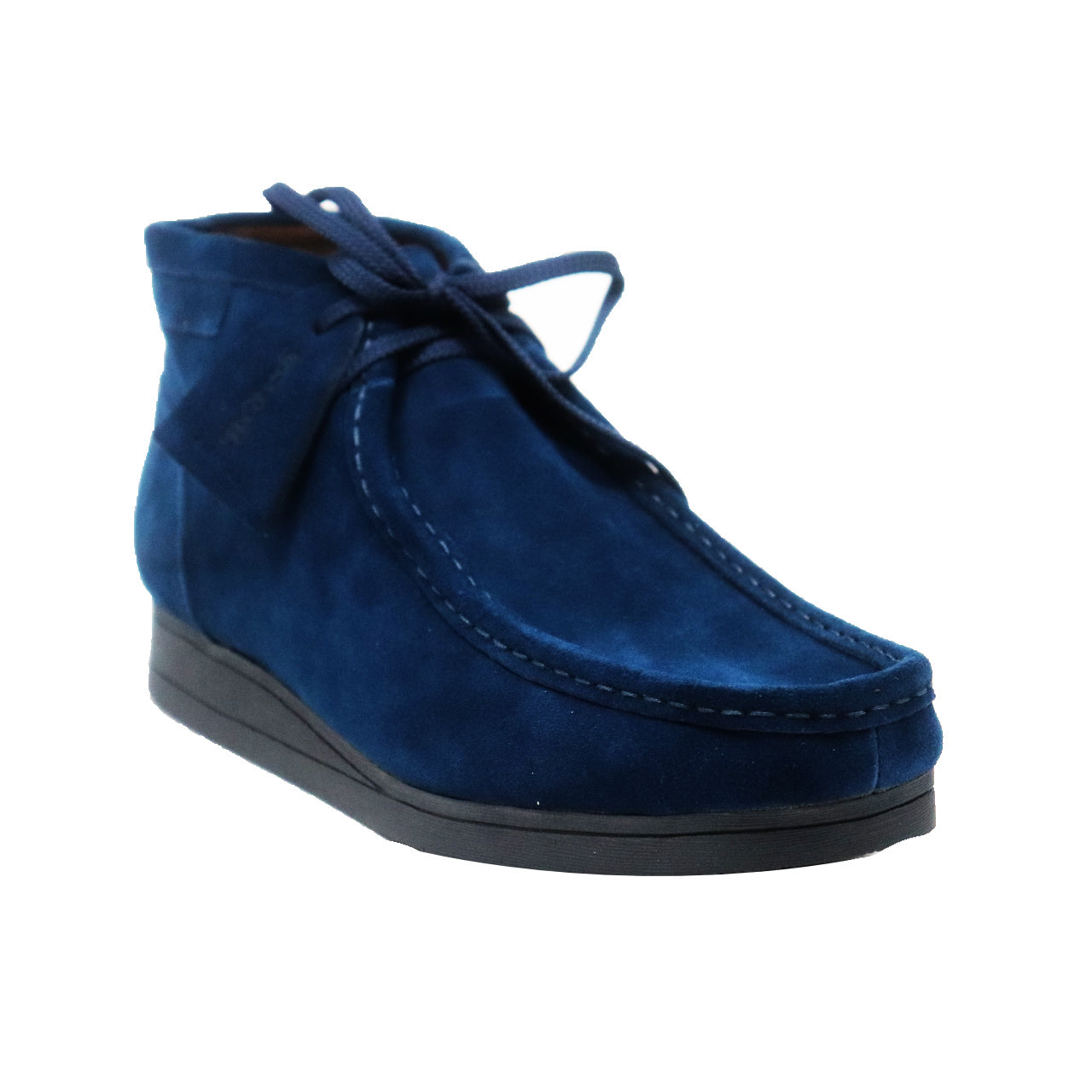 British Walker Mens Casual Shoes Wallabee Style Suede 2 Tone Navy Sky Bl… New Castle 2 Suede - Versatile and Stylish Mens Casual Shoe  main image 2