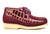 British Collection Knicks Suede and Croc Lace Up Shoe with Crepe Sole - Croc Pattern & Suede - Handmade - Available in Black, Navy, Burgundy