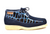 British Collection Knicks Suede and Croc Lace Up Shoe with Crepe Sole - Croc Pattern & Suede - Handmade - Available in Black, Navy, Burgundy