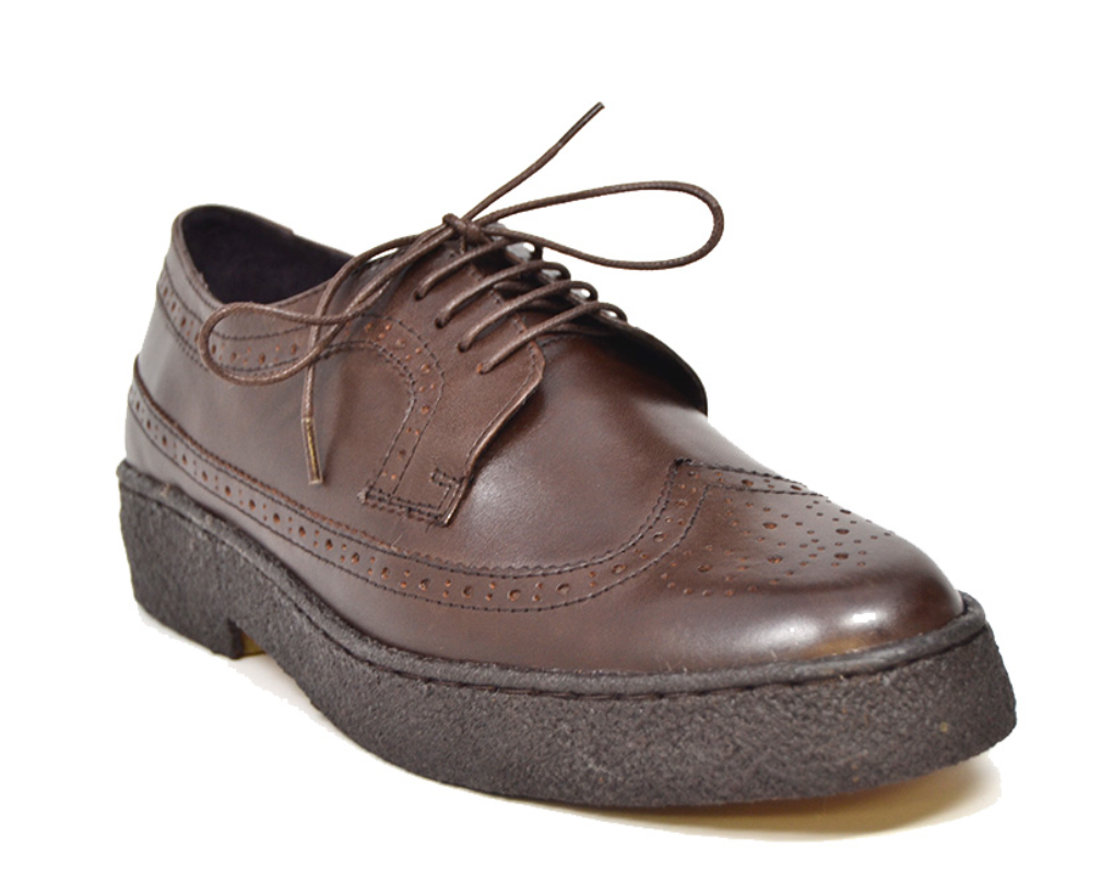 Original Playboy Wingtips Lowcut Leather Shoes by The British