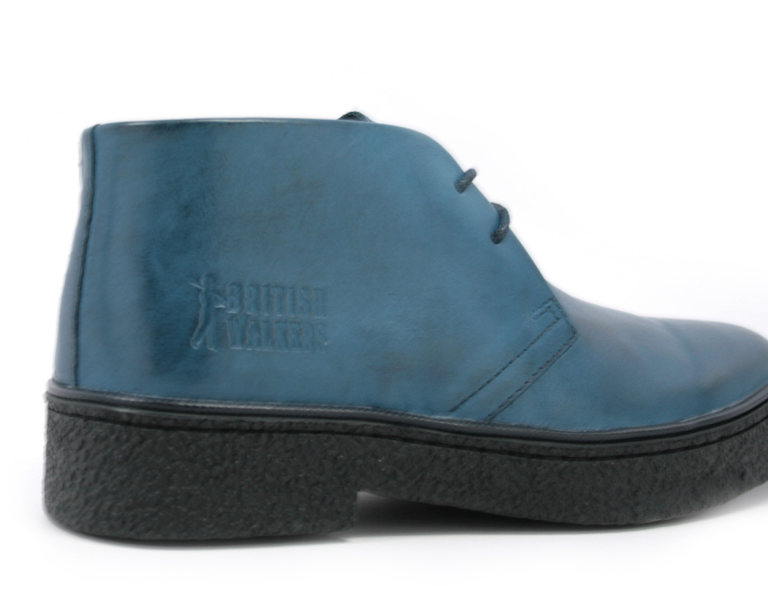 British Walker Men’s Playboy Chukka Boots Blue Size 10 British Walkers Playboy Men main image 4