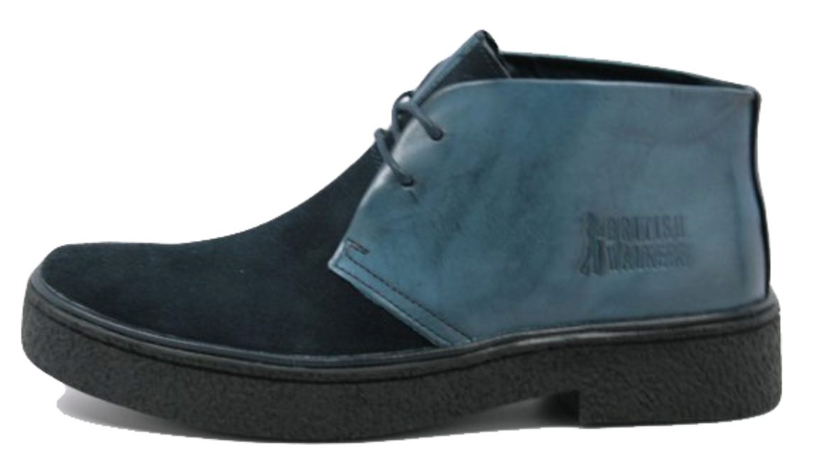 Classic Playboy Chukka Boot Split Toe Leather & Suede  display picture 2