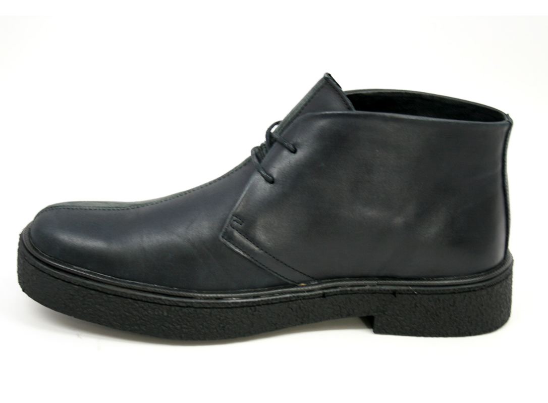 British Walkers Playboy Wingtip Crepe Sole Boots Black Leather Suede 11.5‎ British Walkers Playboy Wingtip Boots Men main image 3
