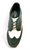 Custom Order Playboy Green & White Leather Wingtip Shoes -  Limited Edition
