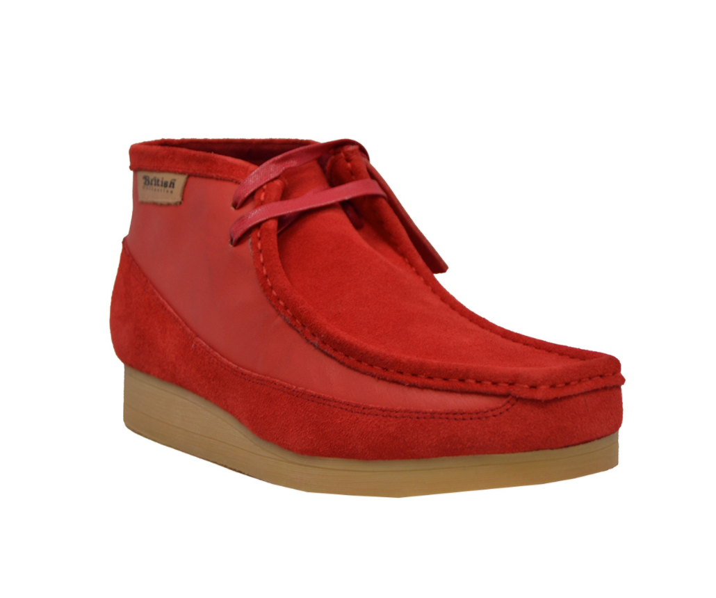 New Castle Suede & Leather Mens Casual Shoe from The British