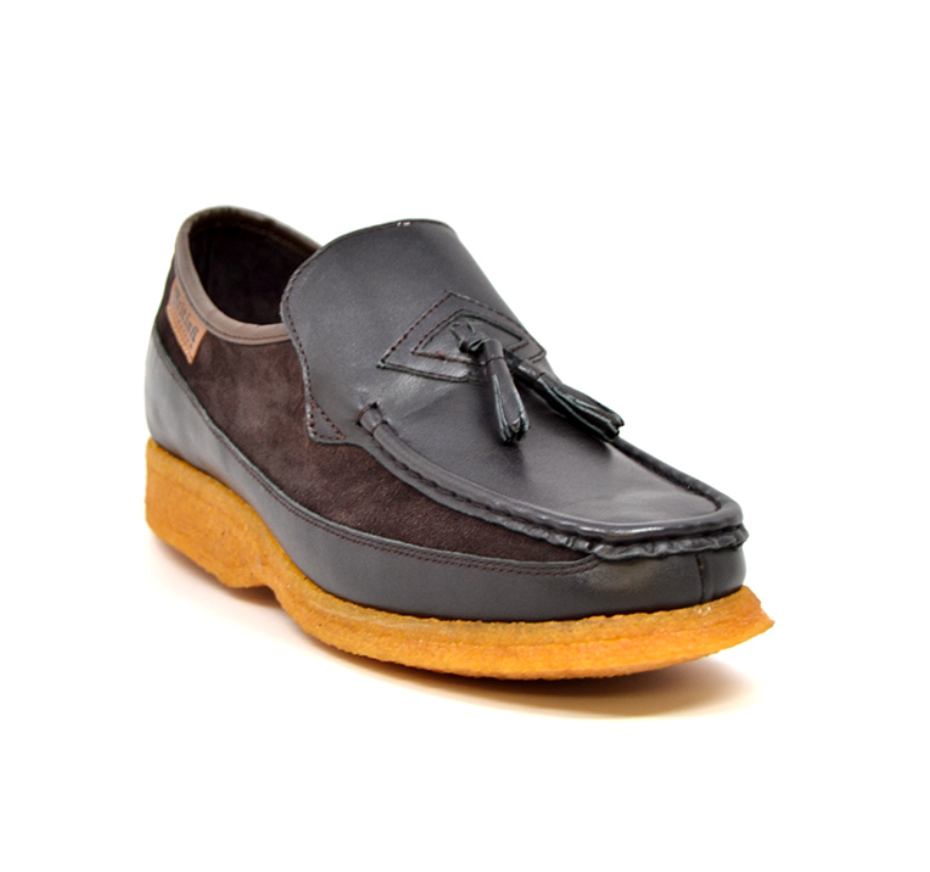 Brooklyn I Leather & Suede Slip-On Shoe with Tassel  display picture 2