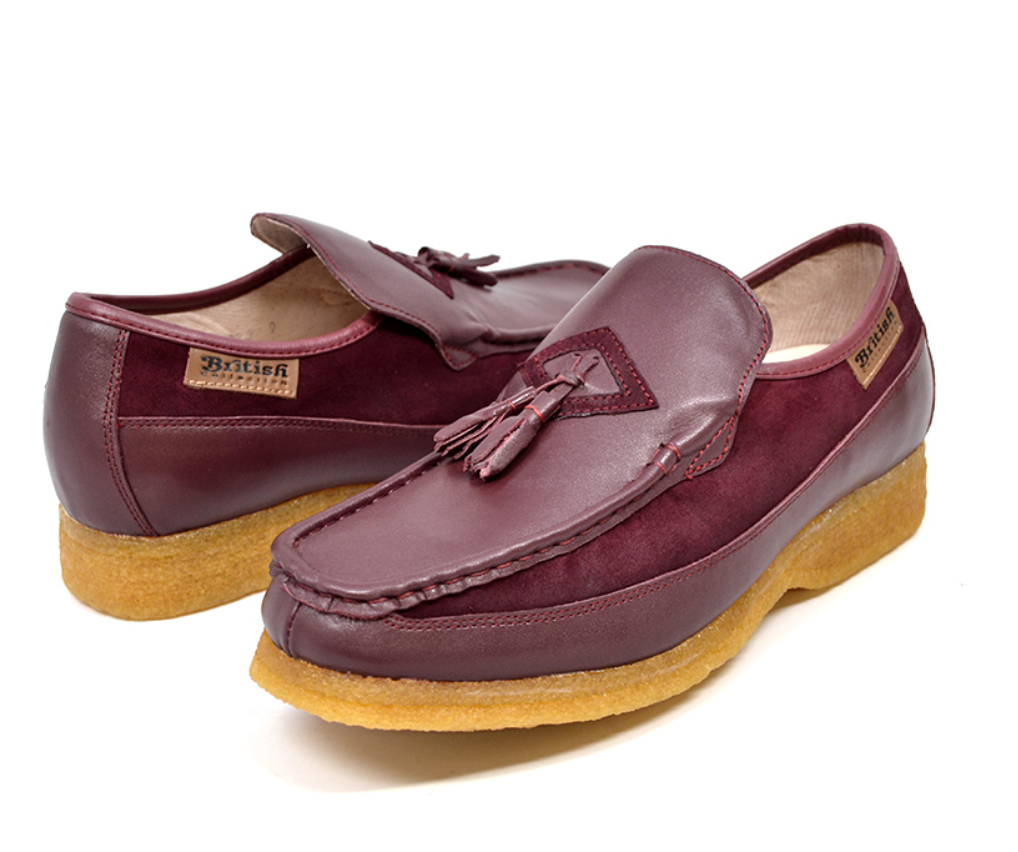 Brooklyn I Leather Suede Slip-On Shoe with Tassel Detailing